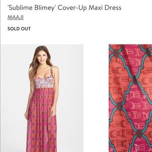 Maaji ‘Sublimey’ Cover Up Maxi Dress Size M